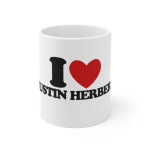 I Heart Justin Herbert Mug
