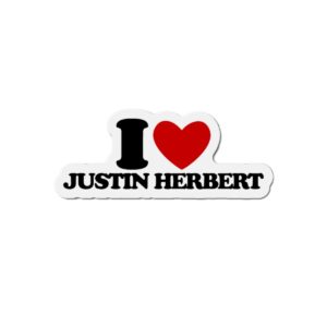 I Heart Justin Herbert Magnet